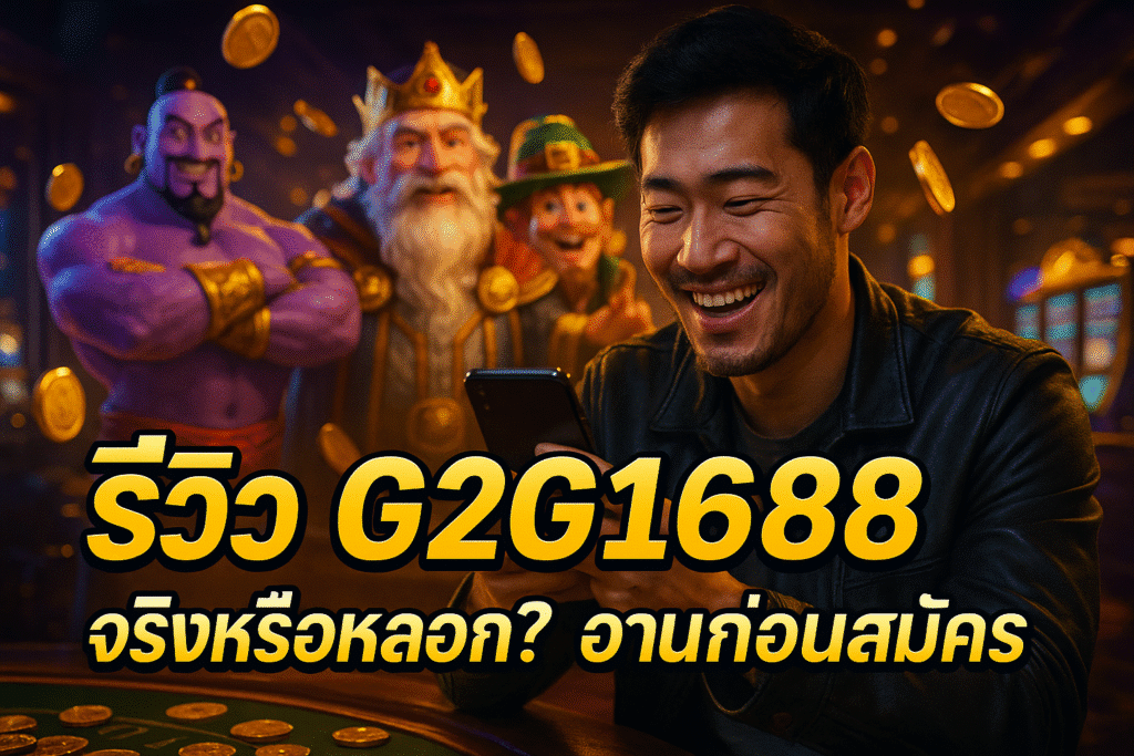 รีวิว G2G1688 จริงหรือหลอก? อ่านก่อนสมัคร