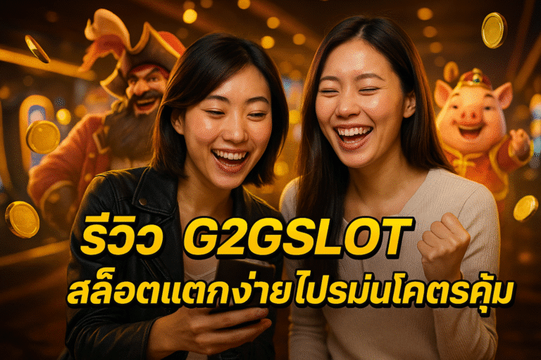 รีวิว G2GSLOT สล็อตแตกง่าย โปรโมชั่นโคตรคุ้ม