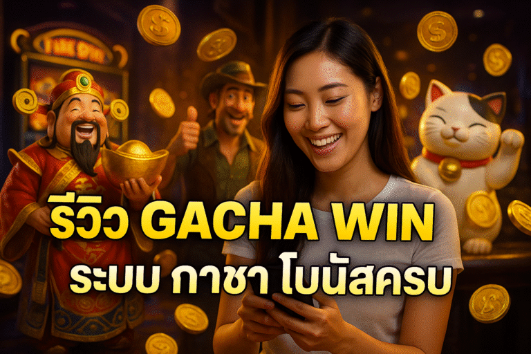 รีวิว GACHA WIN ระบบ กาชา โบนัสครบ
