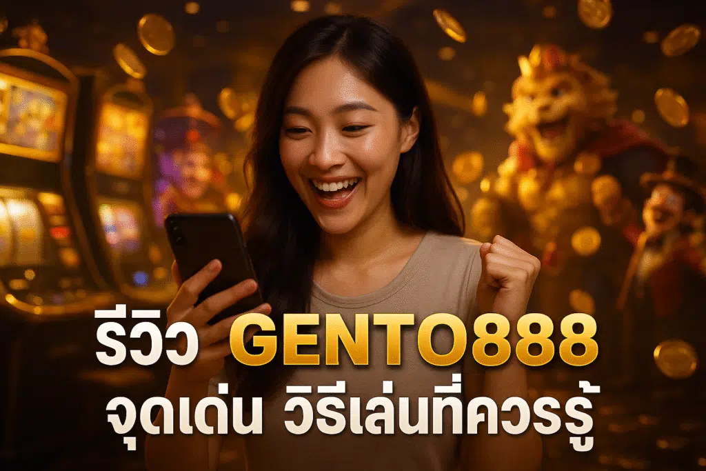 รีวิว GENTO888 จุดเด่น วิธีเล่นที่ควรรู้