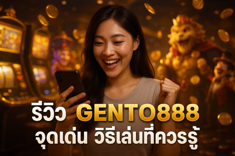 รีวิว GENTO888 จุดเด่น วิธีเล่นที่ควรรู้