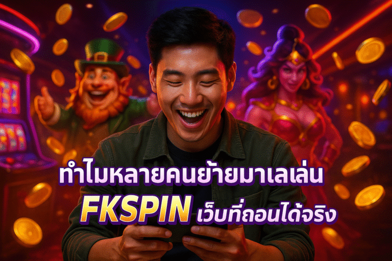 ทำไมหลายคนย้ายมาเล่น FKSPIN เว็บที่ถอนได้จริง