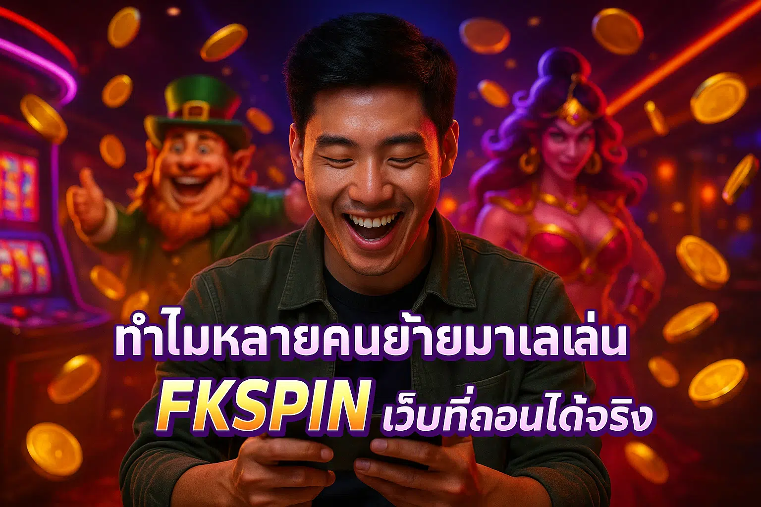 ทำไมหลายคนย้ายมาเล่น FKSPIN เว็บที่ถอนได้จริง