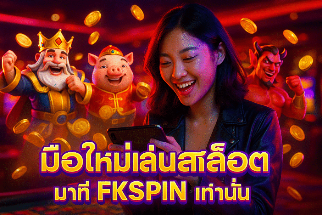 มือใหม่เล่นสล็อต มาที่ FKSPIN เท่านั้น
