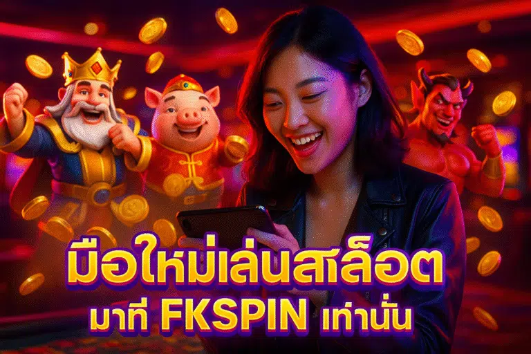 มือใหม่เล่นสล็อต มาที่ FKSPIN เท่านั้น