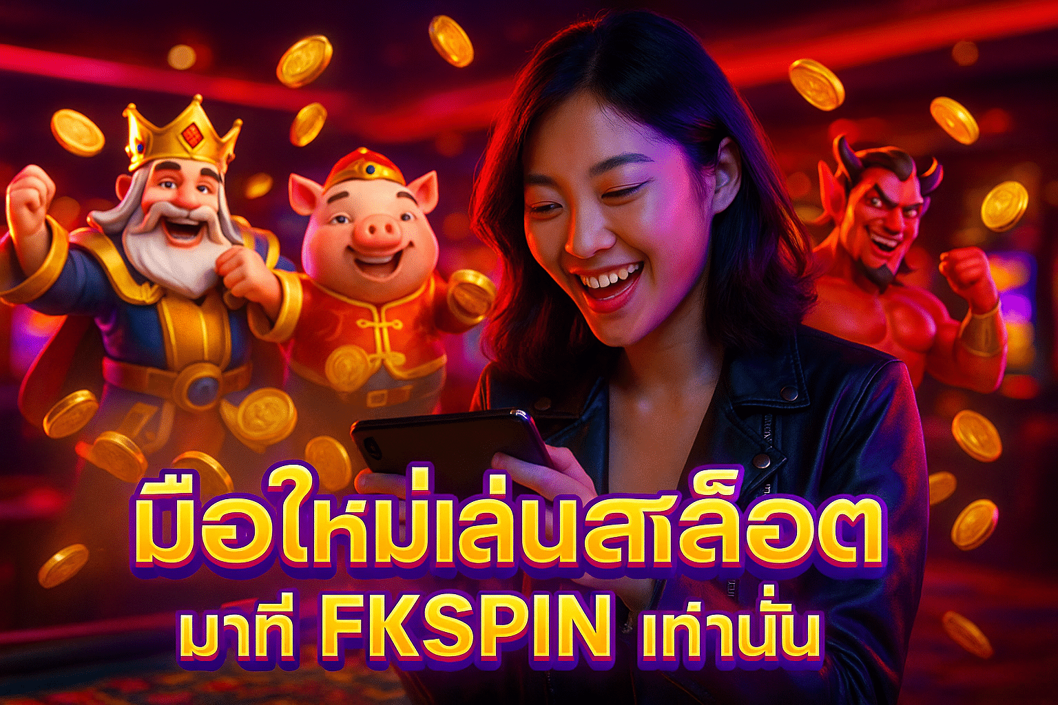 มือใหม่เล่นสล็อต มาที่ FKSPIN เท่านั้น