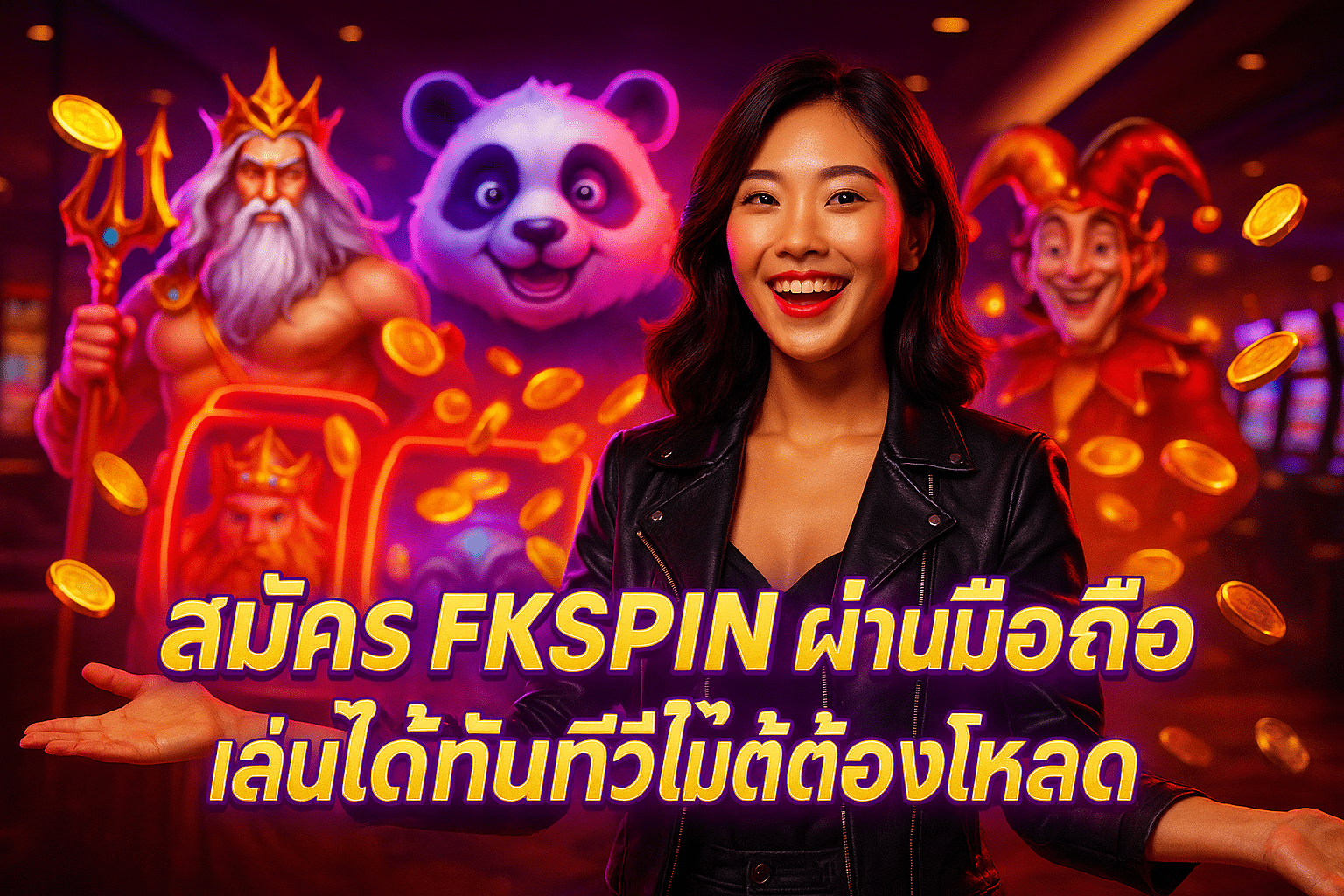 สมัคร FKSPIN ผ่านมือถือ เล่นได้ทันทีไม่ต้องโหลด