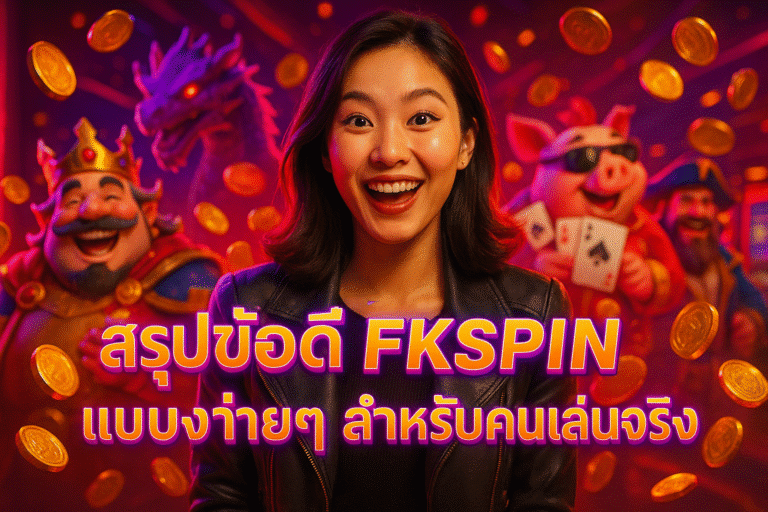 สรุปข้อดี FKSPIN แบบง่ายๆ สำหรับคนเล่นจริง